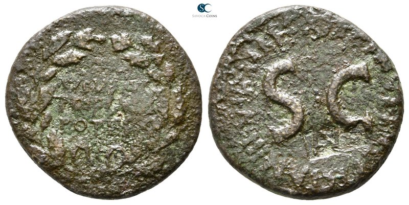 Augustus 27 BC-AD 14. Rome
As Æ

23 mm., 7,42 g.



fine