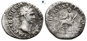 Nerva AD 98-117. Rome. Denarius AR