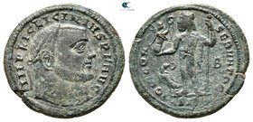 Licinius I AD 308-324. Siscia. Follis Æ