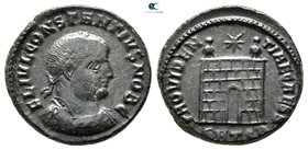 Constantius II, as Caesar AD 324-337. Thessaloniki. Follis Æ