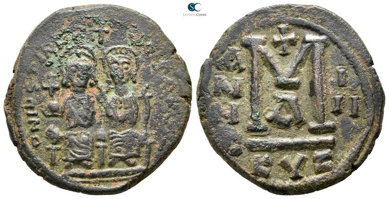 Justin II and Sophia AD 565-578. Cyzicus
Follis Æ

31 mm., 16,20 g.



ve...