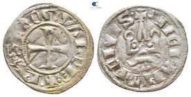 Philipp I of Tarent AD 1294-1332. Lepanto. Denier BI