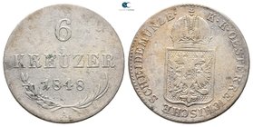 Austria. Vienna. Franz Josef I AD 1848-1919. 6 Kreuzer AR (1848)
