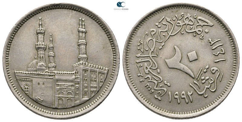 Egypt. AD 1992.
20 Piastres

25 mm., 4,48 g.



good very fine