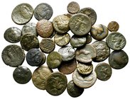 Lot of ca. 37 greek bronze coins / SOLD AS SEEN, NO RETURN!nearly very fine