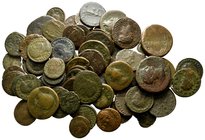 Lot of ca. 75 roman bronze coins / SOLD AS SEEN, NO RETURN!fine