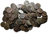 Lot of ca. 100 roman bronze coins / SOLD AS SEEN, NO RETURN!good very fine