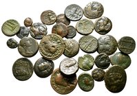 Lot of ca. 30 ancient bronze coins / SOLD AS SEEN, NO RETURN! very fine