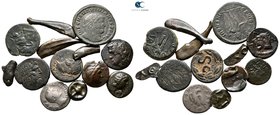 Lot of ca. 13 ancient bronze coins / SOLD AS SEEN, NO RETURN!very fine