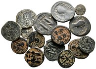 Lot of ca. 15 byzantine bronze coins / SOLD AS SEEN, NO RETURN! very fine