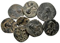Lot of ca. 8 byzantine bronze coins / SOLD AS SEEN, NO RETURN!very fine