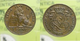 Belgio - Belgio Belgium Belgique - 1 centime centesimo 1907 - KM 34.1