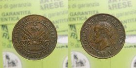 Haiti - 10 Dix Centimes 1863 Geffrard President - KM 40