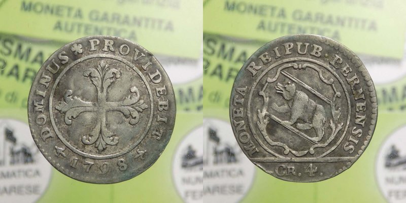 Svizzera - Collezione Berna - Canton Berna - 4 Kreuzer 1798
