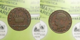 Bologna - Napoleone Re d'Italia (1805-1814) 1 Centesimo 1809 Bologna - Montenegro 122 - Cu