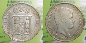 Regno due Sicilie - Ferdinando II (1830-1859) Piastra 120 Grana 1836 - Ag