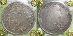 Regno di Napoli - Carlo di Borbone (1734-1759) Piastra 1753 - Ag
MB/BB