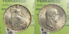 Vittorio Emanuele III - Vittorio Emanuele III (1900-1943) 10 Lire 1936 - Montenegro 101 - Bella Patina - Ag
qFDC/FDC