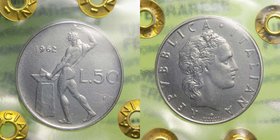 50 lire "Vulcano" 1962 FDC