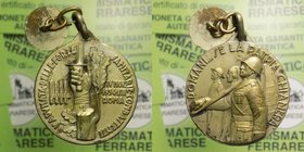 Medaglia 1°Adunata delle Forze Sanitarie Combattenti 1934 Roma - Ae Argentato 16 Ø 30