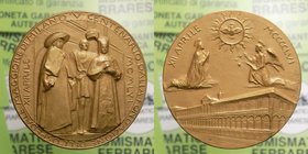 Medaglia 5°Centenario Fondazione dell'ospedale Maggiore di Milano 1956 - Opus Boninsegna - Ae 28,3 Ø 38