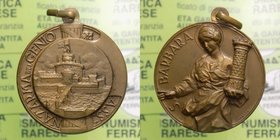 Medaglia Epoca Fascista - Associazione Nazionale Arma del Genio - S.Barbara - Ae 21,76 Ø 35