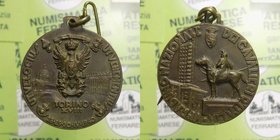 Medaglia Epoca Fascista - Raduno Nazionale dei Cavalieri d'Italia - Torino 1940 12,9 Ø 32