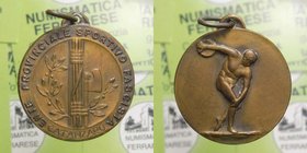 Medaglia Epoca Fascista - Ente Provinciale Sportivo Fascista - Catanzaro - Ae 10,2 Ø 30