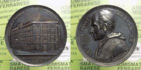 Medaglia - Leone XIII (1878-1903) Medaglia Annuale - Anno XX - "Fondazione Collegio Leoniano" - Ag - NC - Colpi 35,41 Ø 44