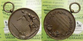 Medaglia Svizzera - 1°Centenario dell'indipendenza Ticinese 1898 - Opus.Johnson, P.Levi - Ae 23,5 Ø 36,5
