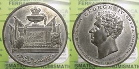Medaglia Inghilterra - Commemorazione per la Morte di Giorgio IV il 26 Giugno 1830 28,45 Ø 45