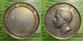 Medaglia Vittorio Emanuele III (1900-1943) Ministero della Pubblica Istruzione - Ag - Opus Speranza 44 Ø 47