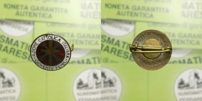 Italia - Azione Cattolica Italiana Gioventù Femminile - Con smalti 1,78