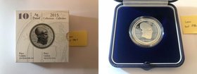 Area EURO - Moneta Commemorativa 10 euro 2015 - Serie Italia delle Arti "Riace, Calabria" - Ag Proof
