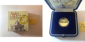 Area EURO - Moneta Commemorativa 20 Euro 2008 - 500°anniversario della nascita di Andrea Palladio 1508-2008 - Au proof 6,45