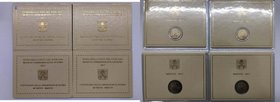 AREA EURO - Lotto 4 Divisionali con Moneta Commemorativa 2 Euro Bimetallica 2017 "Centenario delle Apparizioni di Fatima (1917-2017)