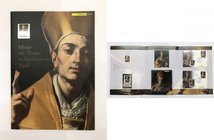 Folder Filatelico "Museo del Tesoro di San Gennaro" - Napoli - 2009 Composto da n.2 Cartoline con i relativi Francobolli e Timbri - n.1 Tessera con Fr...