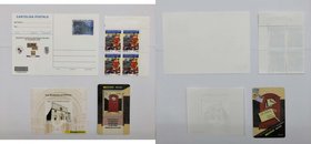 Lotto Misto di Francobolli - n.1 foglio da 4 Francobolli "Giornata dello Sport" "Michele Alboreto" - n.1 Francobollo "Arte Romanica d'Abruzzo" - n.1 T...