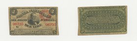 ITALIA - Banca Nazionale nel Regno d'Italia - Vittorio Emanuele II - 2 Lire - Galliano/Nazari 22/01/1868 - RARA