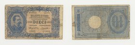 ITALIA - Biglietto di Stato - Vittorio Emanuele III - 10 Lire - Dell'Ara/Righetti 23/04/1914 - RARA