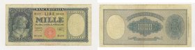 ITALIA - Banconota 1000 lire Medusa - Menichella/Urbini 11/02/1949 - RARA