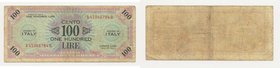 ITALIA - Banconota Occupazione Americana in Italia - 100 Lire 1943