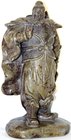 China
Varia
Specksteinskulptur des Weltenwächters. Qing-Dynastie, 19. Jh. Höhe 22,5 cm.