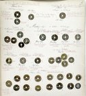 China
Lots bis 1949
Urbelassene Cashmünzen-Sammlung, zusammengetragen in den Jahren 1864 bis 1874 von dem Pfarrer Johann David Wilhelm Bellon (1838 ...