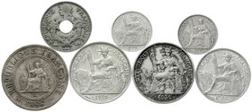 Französisch Indochina
7 Münzen vom Centime bis zum 50 Centimes. sehr schön bis vorzüglich