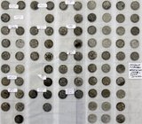 Französisch Indochina
81 X 10 Centimes Silber aus 1914 bis 1937. schön bis sehr schön, einige Exemplare gelocht