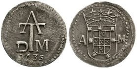 Indien-portugiesisch
Philipp III. 1621-1640
4 Tangas 1635 Goa. 10,20 g. gutes sehr schön