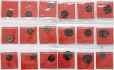 Korea
Amulette
Sammlung von 18 verschiedenen Bronzegussamuletten, meist "open work" in versch. Formen. Alle ausführlich bestimmt. schön bis sehr sch...