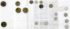 Mongolei
Mongolische Volksrepublik, 1924-1992
Kl. Sammlung von 20 versch. Münzen ab 1925. sehr schön bis vorzüglich