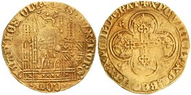 Niederlande-Holland
Philipp der Gute von Burgund 1433-1467
Chaise d'or o.J. 3,55 g. schön